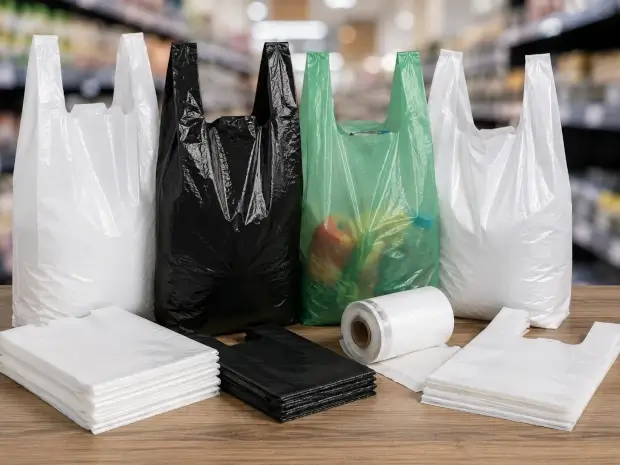 Bolsas plásticas tipo camiseta