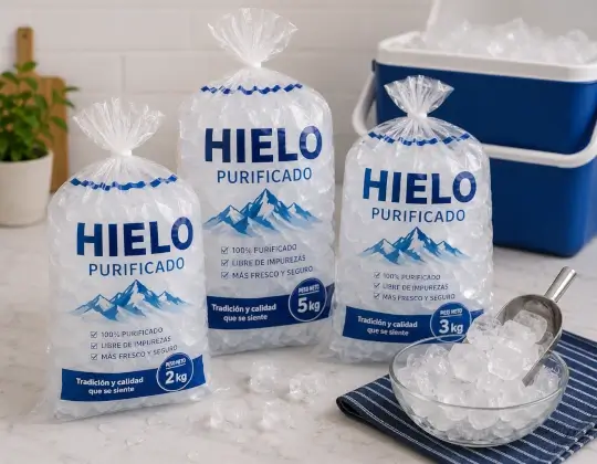 Bolsas resistentes para empacar hielo