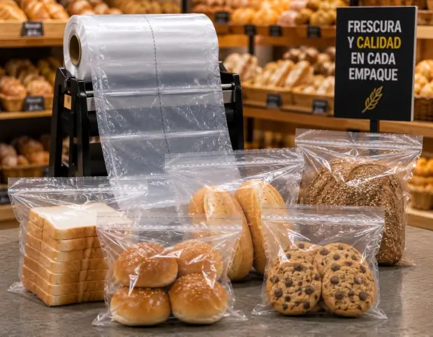 Bolsas precorte para panaderías y productos de repostería